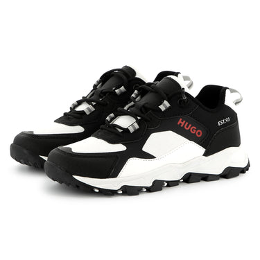HUGO Tenis para niño y adolescente unisex blaco y negro